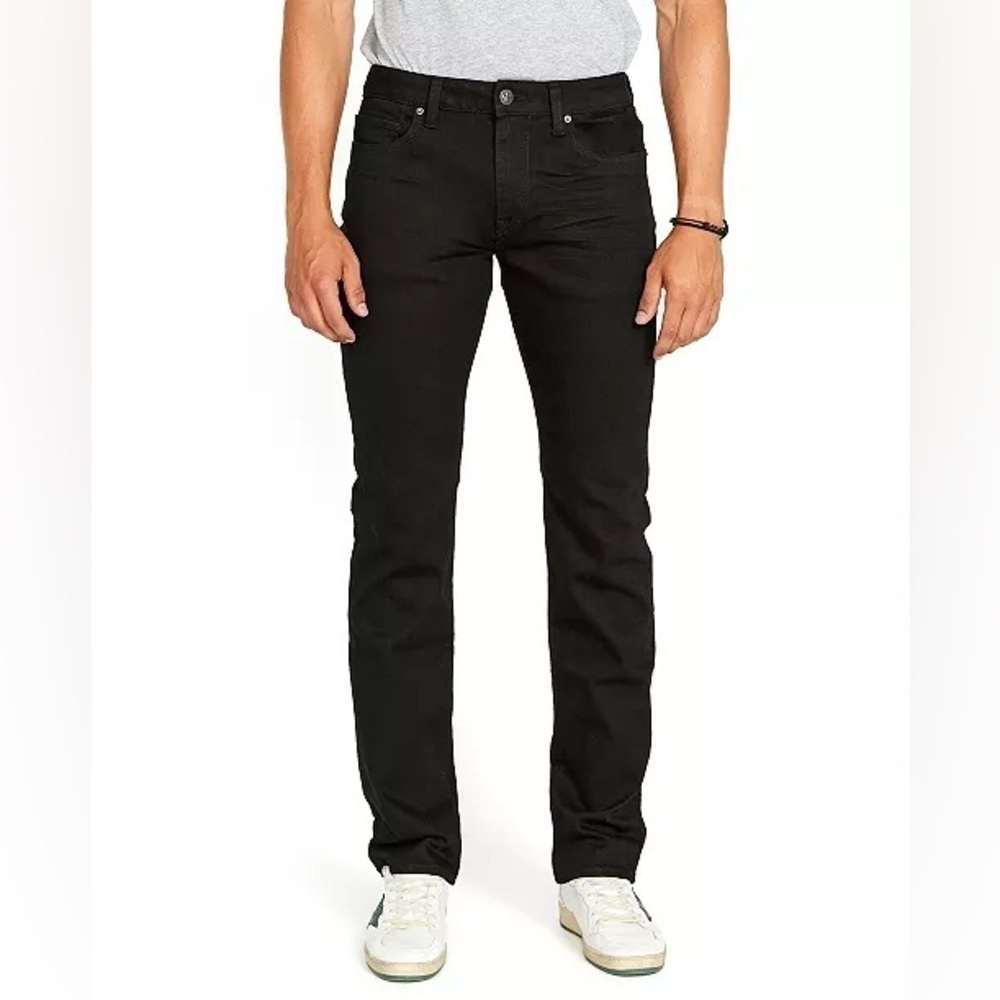 New BUFFALO DAVID BITTON
Men's Jeans Straight Six Stretch Jeans, Black 31/32